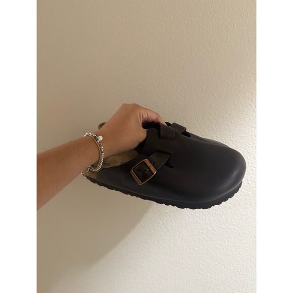 Birkenstock Boston Grip Leather in Brown sz 39 - Picture 4 of 7